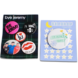 Nút Huy Hiệu Thăng Hoa In Tùy Chỉnh Tin Pin Led Nút Đèn Pin - Product Image 4