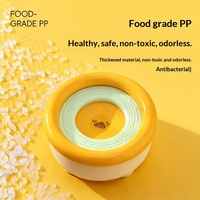 Gamelle flottante moderne anti-fuite en PP pour animaux de compagnie, gamelle à alimentation lente pour chien, pour une consommation sans désordre, personnalisable, accessoires durables pour animaux de compagnie
