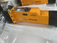 Ciseaux hydrauliques SB50 pour excavatrices (9-16 tonnes) avec burin de 155 mm, accumulateur automatique, garantie 1 an, emballage en bois