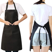 Tabliers de cuisine avec logo personnalisé imprimé brodé coton polyester lin toile denim imperméable pour salon de travail barista tabliers de chefs