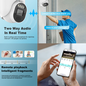 HFWS 16 kanal 5MP güvenlik kamera sistemi açık Metal Dome NVR kiti iki yönlü ses tam renkli IP66 16 adet POE kameralar NVR sistemi - Product Image 5