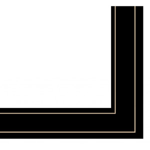 HMS fattoria benedizioni 3 nero incorniciato cucina arte stampa - Product Image 3