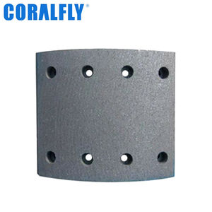 टिकाऊ विश्वसनीय भारी शुल्क ब्रेक के लिए ट्रक ब्रेक शू लाइनर 19935 5001860032 5000820063 5000811113 - Product Image 3