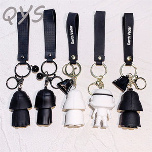 Llavero de PVC 3D con Personaje de Dibujos Animados QYS, Estilo Superhéroe Guerrero Espacial, Anillo de Goma para Llaves, Adorno para Bolsa, Regalo - Product Image 5