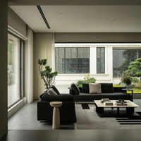 Conception d'intérieur de villa de luxe moderne, personnalisation complète de la maison, matériaux écologiques, fabricant de meubles sur mesure