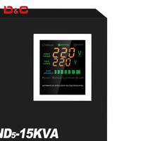 Commande de servomoteur D & C 10KVA 15KVA 30KVA 110V-260V SVC AVR régulateurs/stabilisateurs de tension ca