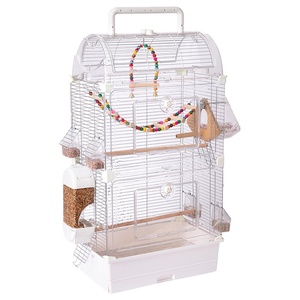 Jaula de acrílico transparente para pájaros, diseño de Villa grande para loro, cacatúa, periquito amoroso para observación de aves y paisaje - Product Image 1