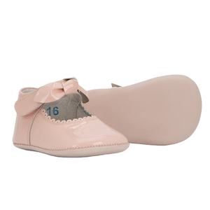CHOOZII morbida pelle verniciata colore <span class=keywords><strong>rosa</strong></span> cute girls baby mary jane shoes - Product Image 1