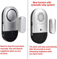 Détecteur d'intrusion sans fil Daytech, alarme de porte, volume sonore réglable, portable, matériau ABS, résistant à l'eau