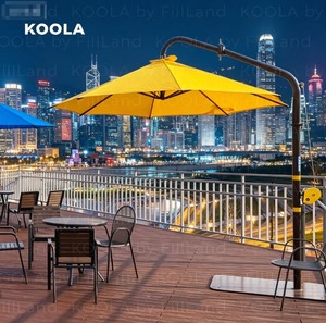 Sombrilla Cantilever de 4m, Comercial, Resistente, de Acero, para Patio, Resistente a los Rayos UV, Impermeable, para Exteriores y Resorts - Product Image 6