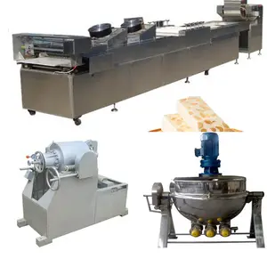 Automatic Peanut Candy Rice Cake Bar Cereal Bar Making Machine Production Line