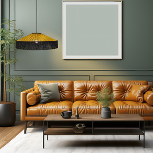 Tiffany soie sauvage Shantung in oro oliva, con frange nere, lampada a sospensione fatta a mano. - Product Image 6