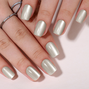 In Stock morbido Gel corto nastro di mandorla <span class=keywords><strong>nero</strong></span> vortice linea su unghie Set Gel morbido unghie finte per <span class=keywords><strong>donna</strong></span> - Product Image 5