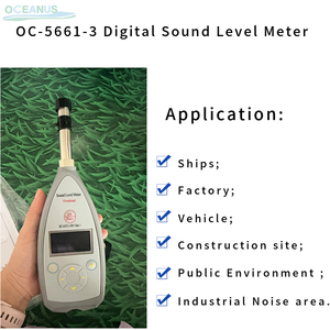 OC-5661-3 môi trường xung quanh lớp 1 âm thanh tiếng ồn mét <span class=keywords><strong>calibrator</strong></span> 1 năm 2dB Độ chính xác IP54 bảo vệ cho xây dựng trang web tiếng ồn - Product Image 2