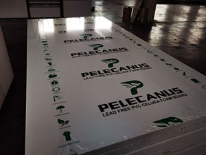 Tái chế Trắng <span class=keywords><strong>PVC</strong></span> Hội Đồng Quản trị bọt với bề mặt nhẵn 5 mét 30 mét chống thấm nước chống cháy cho in laser cắt dịch vụ bao gồm - Product Image 3