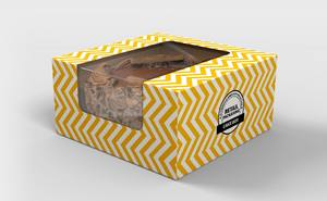 Boîtes d'emballage pour hamburgers et poulet à emporter, en matériaux recyclés, avec logo personnalisé imprimé et gaufré, vente en gros - Product Image 5