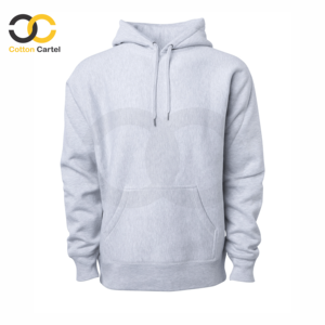 Alta calidad 500 GSM algodón grueso en blanco liso de peso pesado sudaderas con capucha de gran tamaño con logotipo personalizado de talla grande sudaderas con capucha Unisex sin cuerda para hombres - Product Image 3