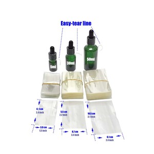 Bandas y Fundas Termoencogibles de <span class=keywords><strong>PVC</strong></span> Suave Resistentes a la Humedad (Moldeo por Soplado) para Botellas con Gotero de 5 ml - Envases para el Cuidado de la Piel - Product Image 5