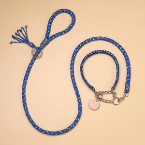 <strong>Dog</strong> Lover Gifts Handmade Braided Paracord <strong>Dog</strong> <strong>Collar</strong> and Leash Set with <strong>Dog</strong> ID Tag - Product Image 2