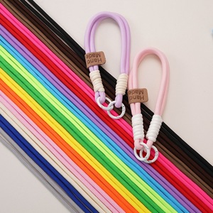Cordon tressé en polyester coloré 5M 5mm pour bijoux DIY, breloques de téléphone et matériaux d'artisanat - Product Image 3