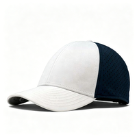 Casquette de baseball en maille épissée pour le sport en plein air, séchage rapide, avec logo brodé personnalisé, vente en gros