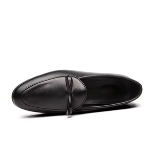 Chaussures Oxford en cuir pour hommes, modèle 2025, tendance et best-seller, à bout pointu, à enfiler, semelle extérieure en caoutchouc, toutes saisons - Product Image 6
