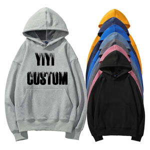 Sweat-shirts d'hiver de haute qualité ODM/OEM, surdimensionnés, 100% coton, à capuche, unisexe, imprimés, confortables, doux, tricotés, 380g - Product Image 2