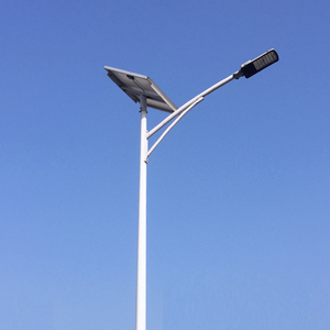 Lámpara Solar LED para Exteriores de 30W 60W 90W 120W, Todo en Uno con Poste - Product Image 1