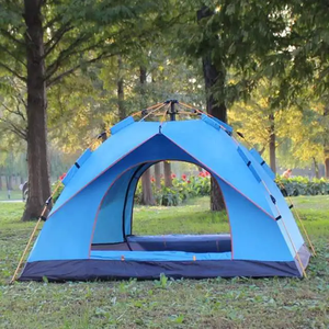 Tente de camping familiale ultra-légère à ouverture entièrement automatique, quatre saisons, pliable, imperméable, portable, pour loisirs en plein air - Product Image 2