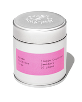 Boîte en métal de haute qualité pour le thé, gravure de logo personnalisée, 30g 50g 60g 80g 100g, boîte ronde en métal colorée pour le stockage du matcha