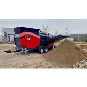 Mts1230 di động trommel screener với mang động cơ quay trống màn hình cho Phân compost, sỏi, đất, xỉ, dăm gỗ - Product Image 3