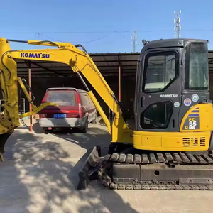 Fast Delivery Used <b>Mini</b> Excavator 5.5 Ton Japan Komatsu PC55MR Small Crawler Excavator Core Components-<b>Motor</b> Gear for Sale - Product Image 2