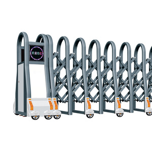 Puerta Industrial Retráctil Eléctrica de Aleación de Aluminio Resistente al Viento para Sitios Escolares y Fábricas - Product Image 1