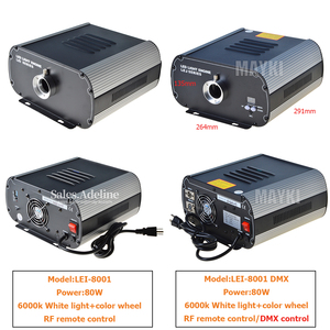 Motor de luz de fibra óptica LED de alta potencia de 80W Iluminación de fibra óptica RGBW para decoración del hogar - Product Image 3