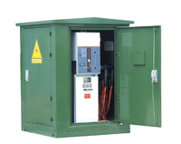 Bobine électrique extérieure de sous-station préfabriquée compacte industrielle de transformateur en trois phases