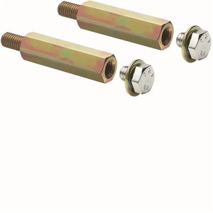 UC992 compatibile con il kit Hagers composto da due distanziatori metallici M6 L80 per guida DIN - Product Image 1