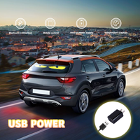 Panel LED Flexible Programable a Todo Color con Control Remoto por Aplicación, Letrero LED para Automóvil, Pantalla LED Digital, Panel de Matriz LED Personalizable de 3M