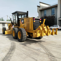 Alat Perata Tanah Bandara CAT 120K 140 Grader 8F6R Bekas Terlaris dengan Transmisi Hemat Bahan Bakar