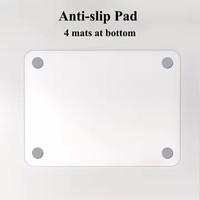 Mouse Pad Kaca DIY Berkualitas Tinggi, Dicetak Khusus, AG Tempered Glass Mousepad untuk Gaming, Permukaan Halus dan Logo Artwork Dicetak Sesuai Pesanan