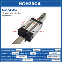 Vente en gros Rail de guidage linéaire CNC HGH Tailles personnalisées Bloc 15-65 Gamme 100-4000mm OEM & Guides linéaires personnalisés disponibles