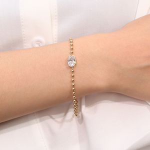 สร้อยข้อมือเพชรแท้18K 10K 14K สร้อยข้อมือเพชรสำหรับปลูกในห้องปฏิบัติการ - Product Image 3