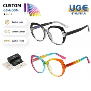 Gafas de Acetato de Moda en Instagram, Monturas <span class=keywords><strong>para</strong></span> Lectura, Gafas Ópticas con <span class=keywords><strong>Iones</strong></span> <span class=keywords><strong>Negativos</strong></span> <span class=keywords><strong>para</strong></span> Damas, Accesorios <span class=keywords><strong>para</strong></span> Fiestas - Product Image 1