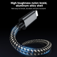 Kabel USB C 2 in 1 PD 100W Kecepatan Tinggi 5A Pengisian Cepat Tipe-C Kabel Pengisi Daya Ganda 1-ke-2