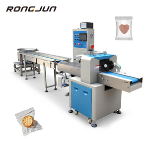 Machine d'emballage automatique de papier flowpack pour bonbons sucrés, machine d'emballage de type coussin, <span class=keywords><strong>Klein</strong></span> Maquina Embaladora <span class=keywords><strong>Dr</strong></span> Doces Flow Pack - Product Image 2