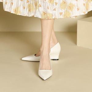 Zapatos de Tacón de Cuña para Mujer, Estilo Moderno y Sencillo, para el Trabajo, Aumentan la Estatura 5 cm, Zapatos de Negocios para Eventos Formales - Product Image 5