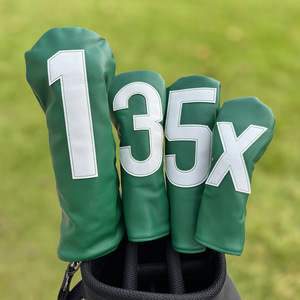 Nouveau couvercle de tête de couverture de poteau de <span class=keywords><strong>poussoir</strong></span> de <span class=keywords><strong>golf</strong></span> étanche vert pour conducteur en bois - Product Image 2