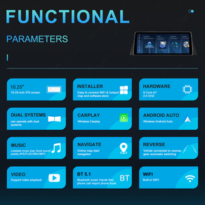 Podofo Cho BMW 3/5 Loạt E60 2005-2008 Hệ Thống CCC 10.25Inch Xe Máy Nghe Nhạc Android 4 + 64G Carplay Android Tự Động Hàng Đầu Nhà Sản Xuất - Product Image 2
