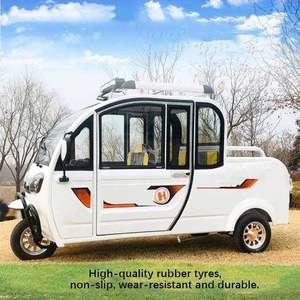 Camioneta Tuktuk 2025, Scooter de Alta Calidad con Cabina Cerrada, Taxi de 3 Ruedas, Triciclo Motorizado, Camioneta Tuktuk para 4 Pasajeros - Product Image 4