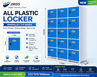 JMDS-105 Casier en PVC et ABS à 5 portes/colonnes, étanche, longue durée de vie, pour centres commerciaux, centres de vente au détail, fourniture d'usine, vente en gros