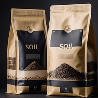 Écologique Haute flexibilité 1kg 2.5kg Tenez le sol Rempotage Mélange Pochette d'emballage Engrais Emballage Sac de sol en plastique